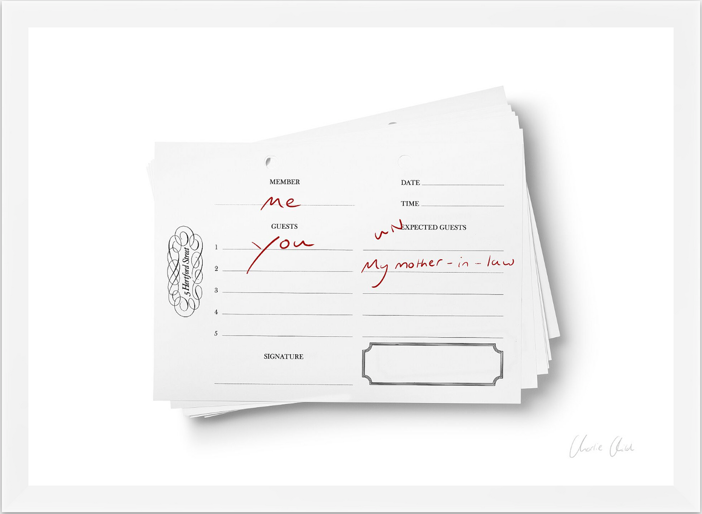 5 Hertford Street Guestbook ii