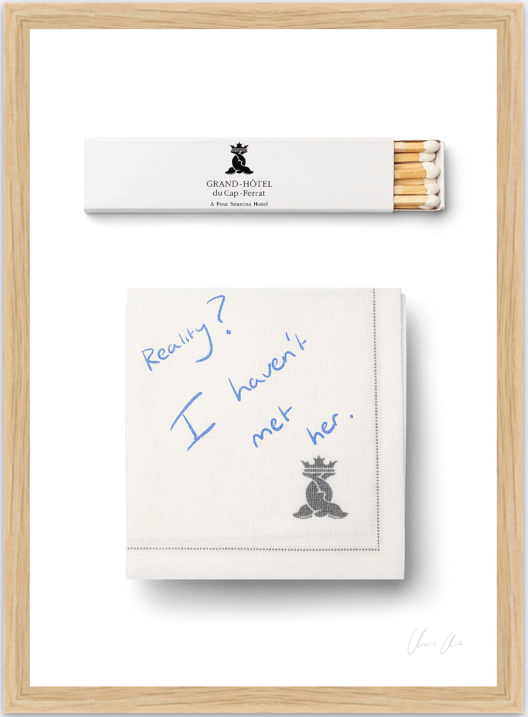 Matches and Napkin at Grand-Hotel du Cap-Ferrat