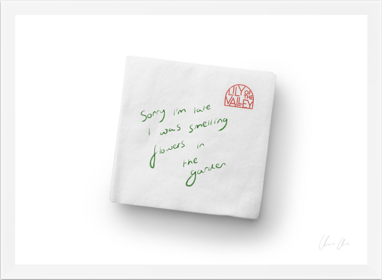 Lily Of The Valley Napkin