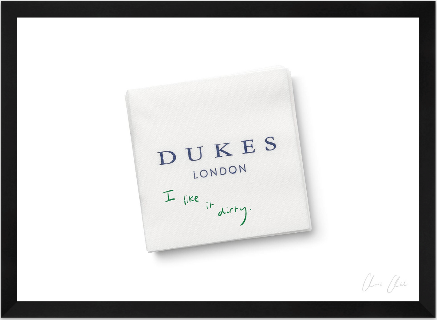 Napkin at Dukes