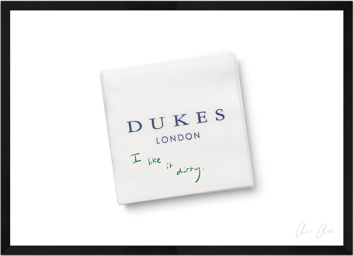 Napkin at Dukes