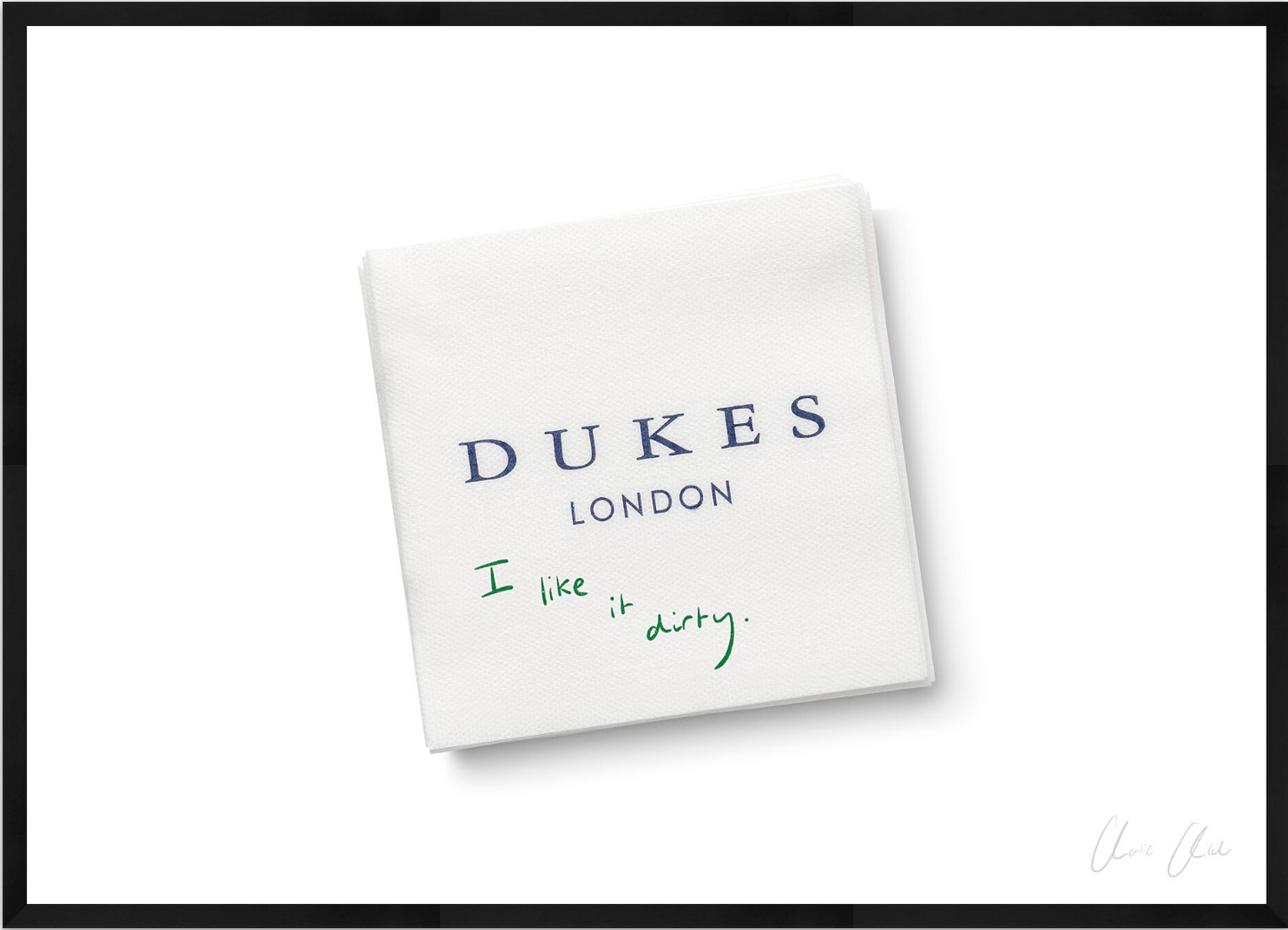 Napkin at Dukes