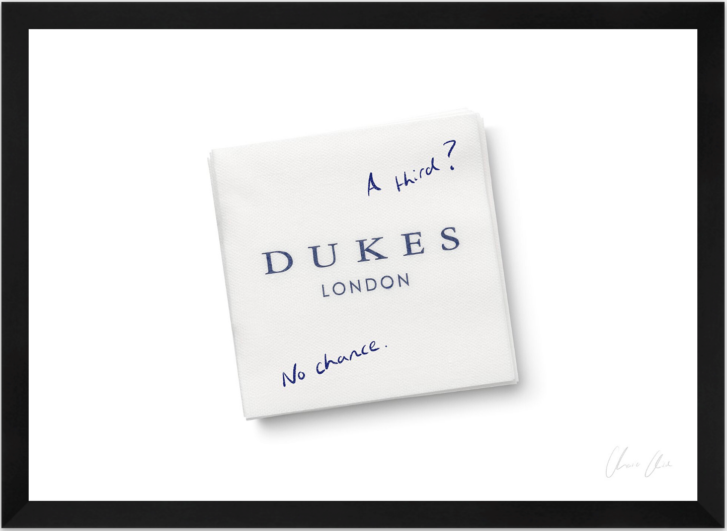 Napkin at Dukes