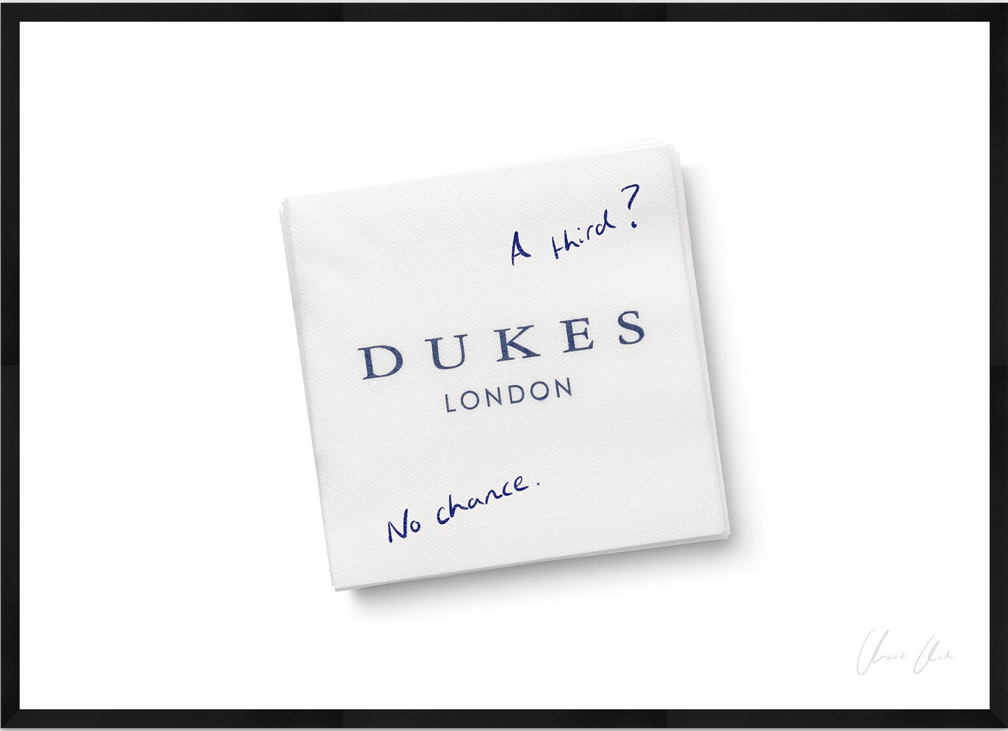 Napkin at Dukes