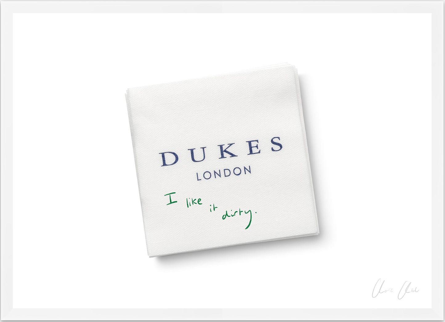 Napkin at Dukes