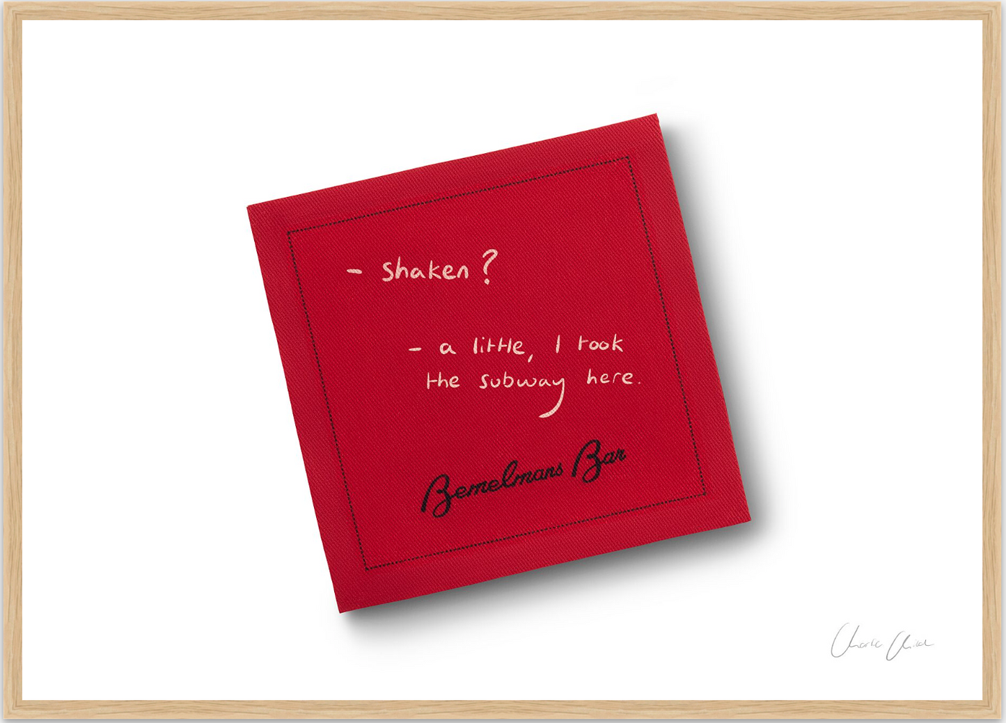 Napkin at Bemelmans i