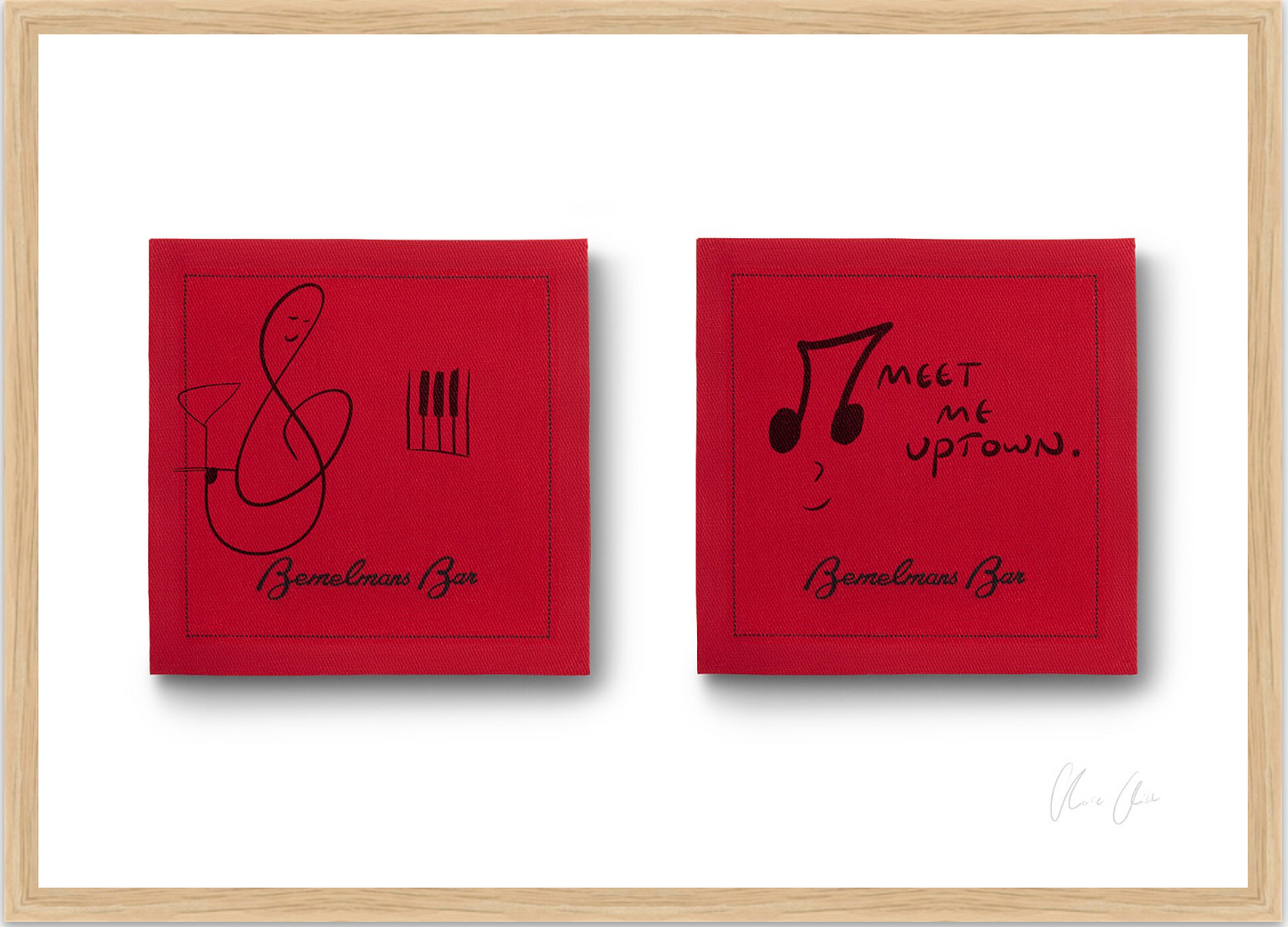 Napkin at Bemelmans ii