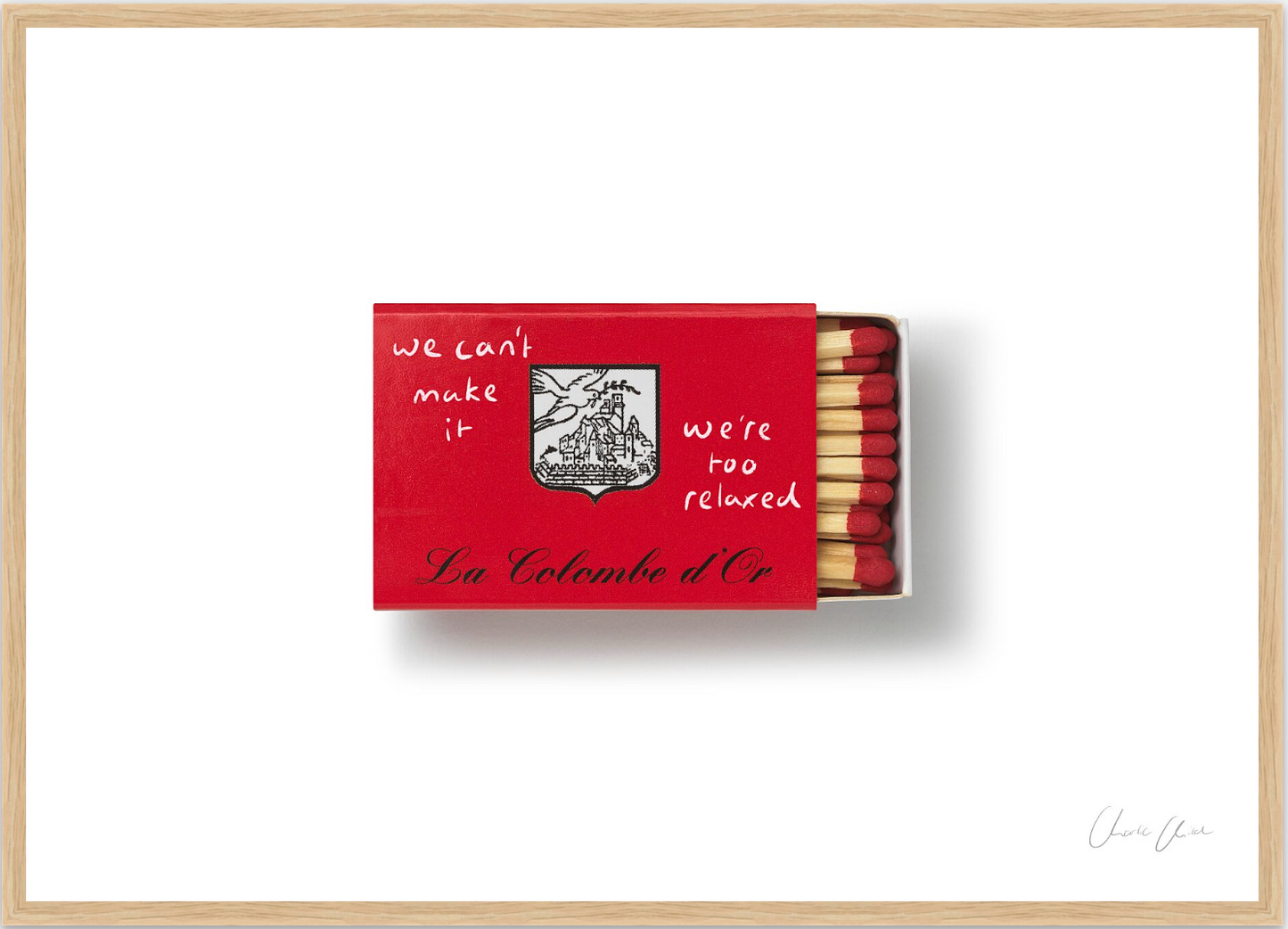 Matchbox at La Colombe d'Or
