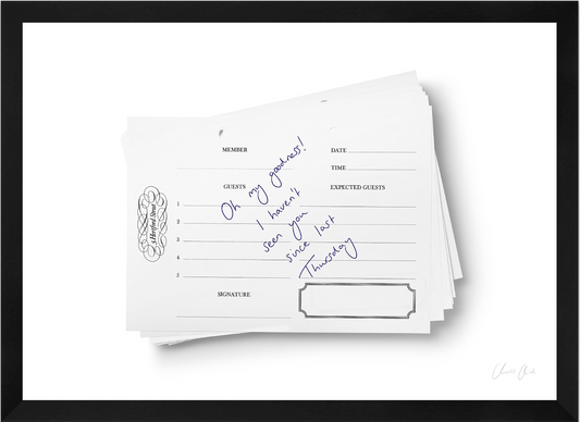 5 Hertford Street Guestbook i