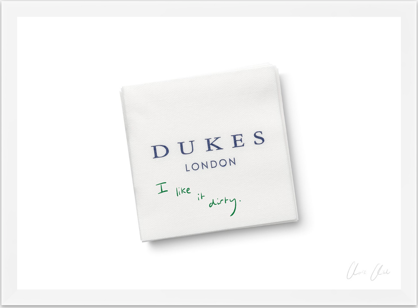 Napkin at Dukes