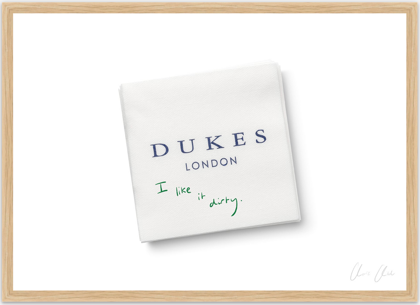 Napkin at Dukes