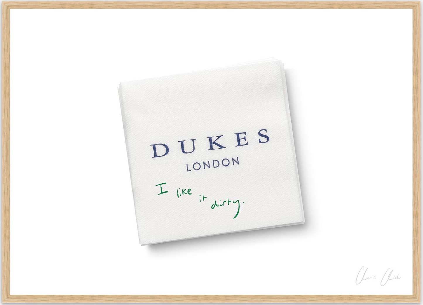 Napkin at Dukes