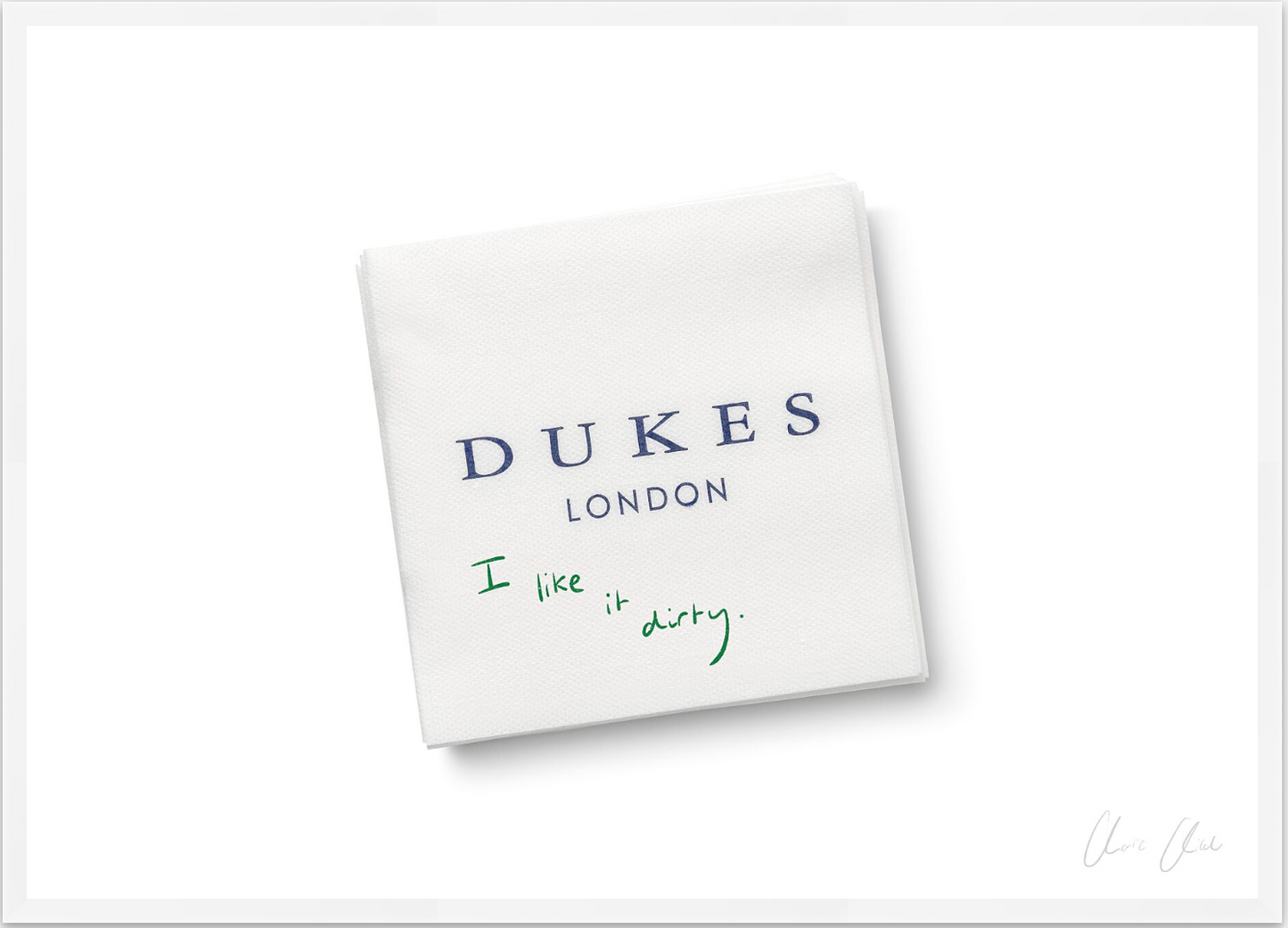 Napkin at Dukes