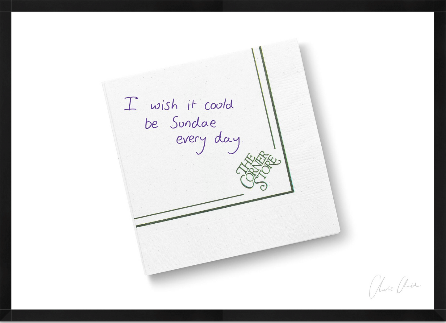 Napkin at The Corner Store