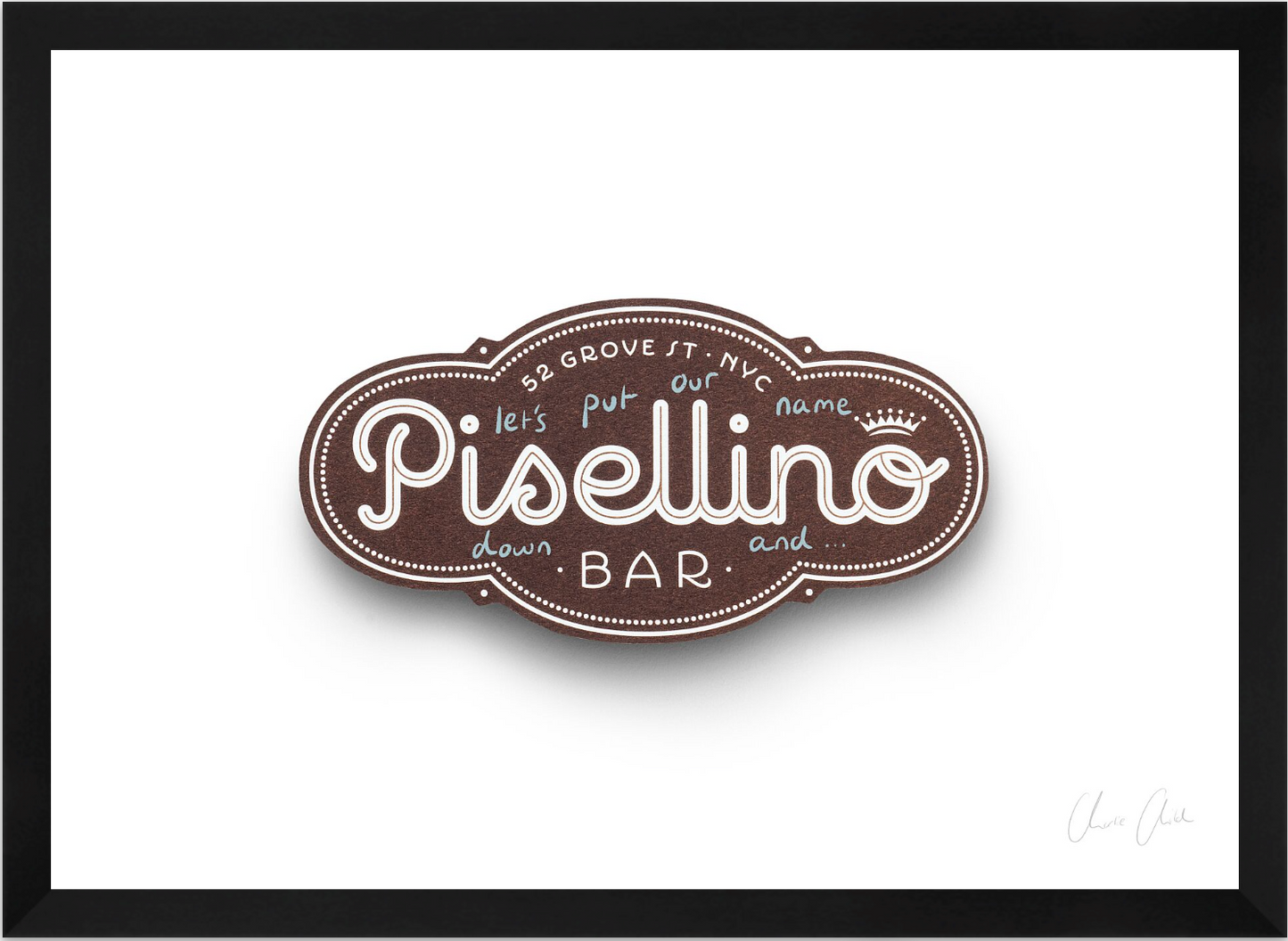 Card at Bar Pisellino