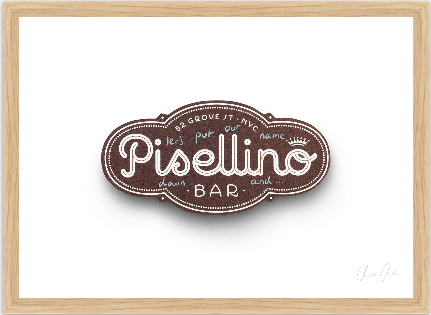 Card at Bar Pisellino