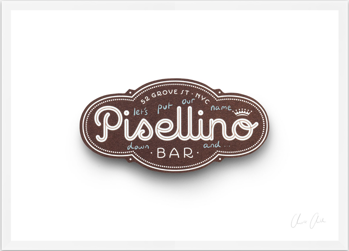 Card at Bar Pisellino