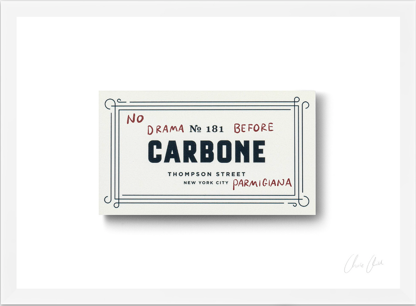Card at Carbone ii