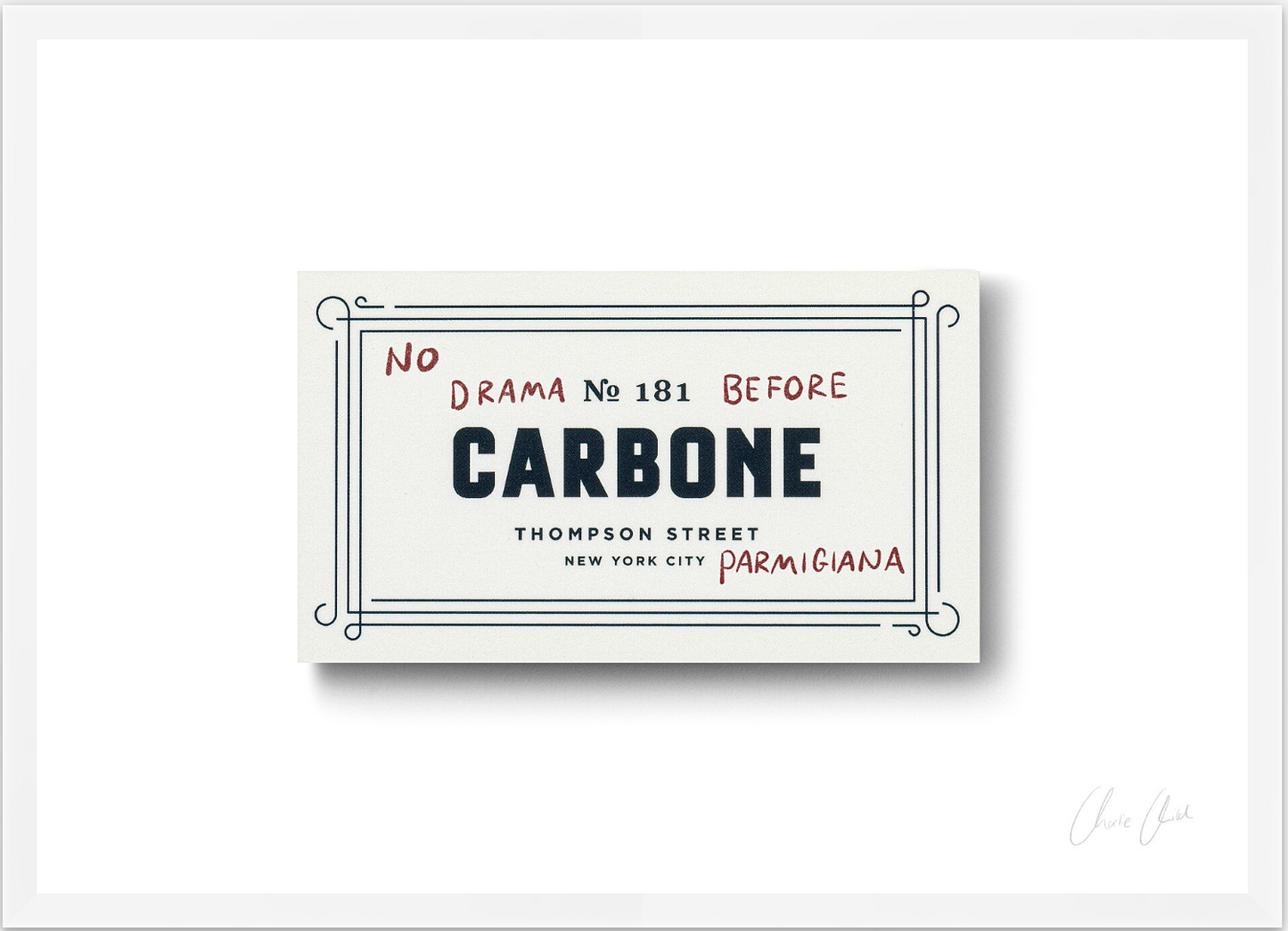 Card at Carbone ii