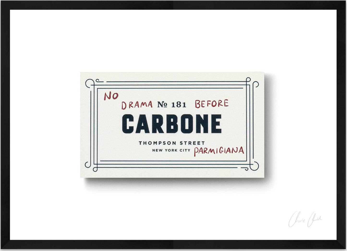 Card at Carbone ii