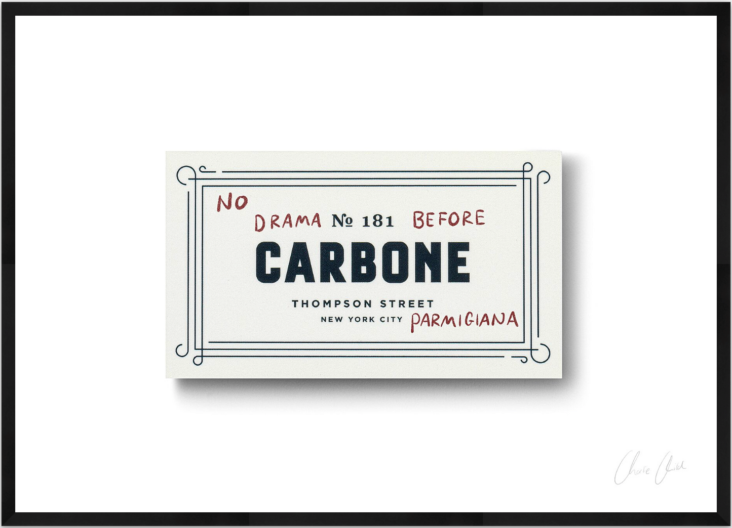 Card at Carbone ii