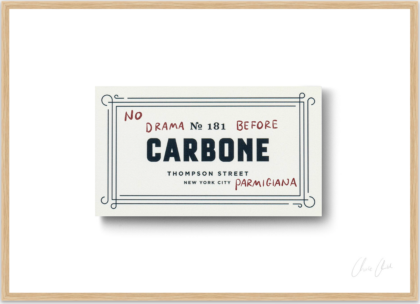 Card at Carbone ii