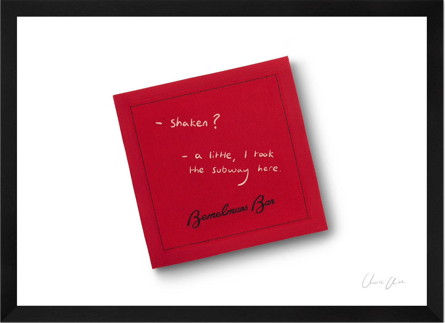 Napkin at Bemelmans i