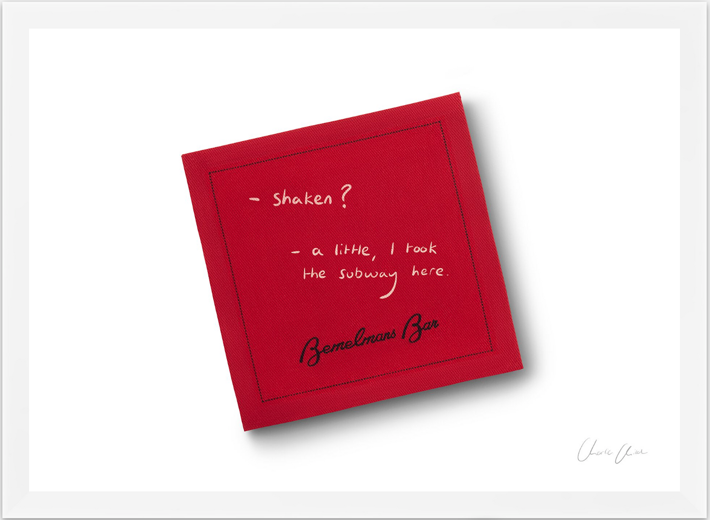 Napkin at Bemelmans i