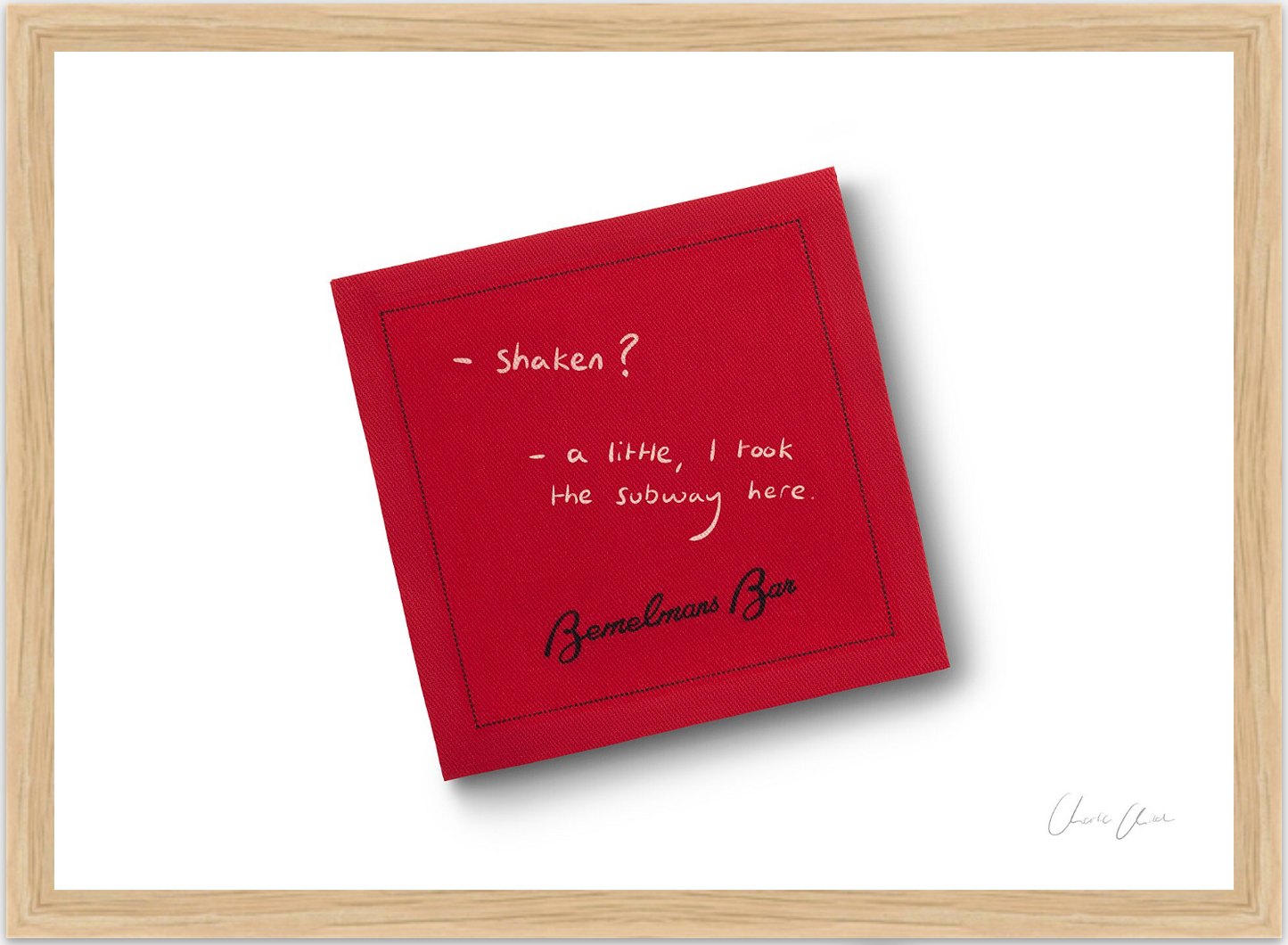 Napkin at Bemelmans i