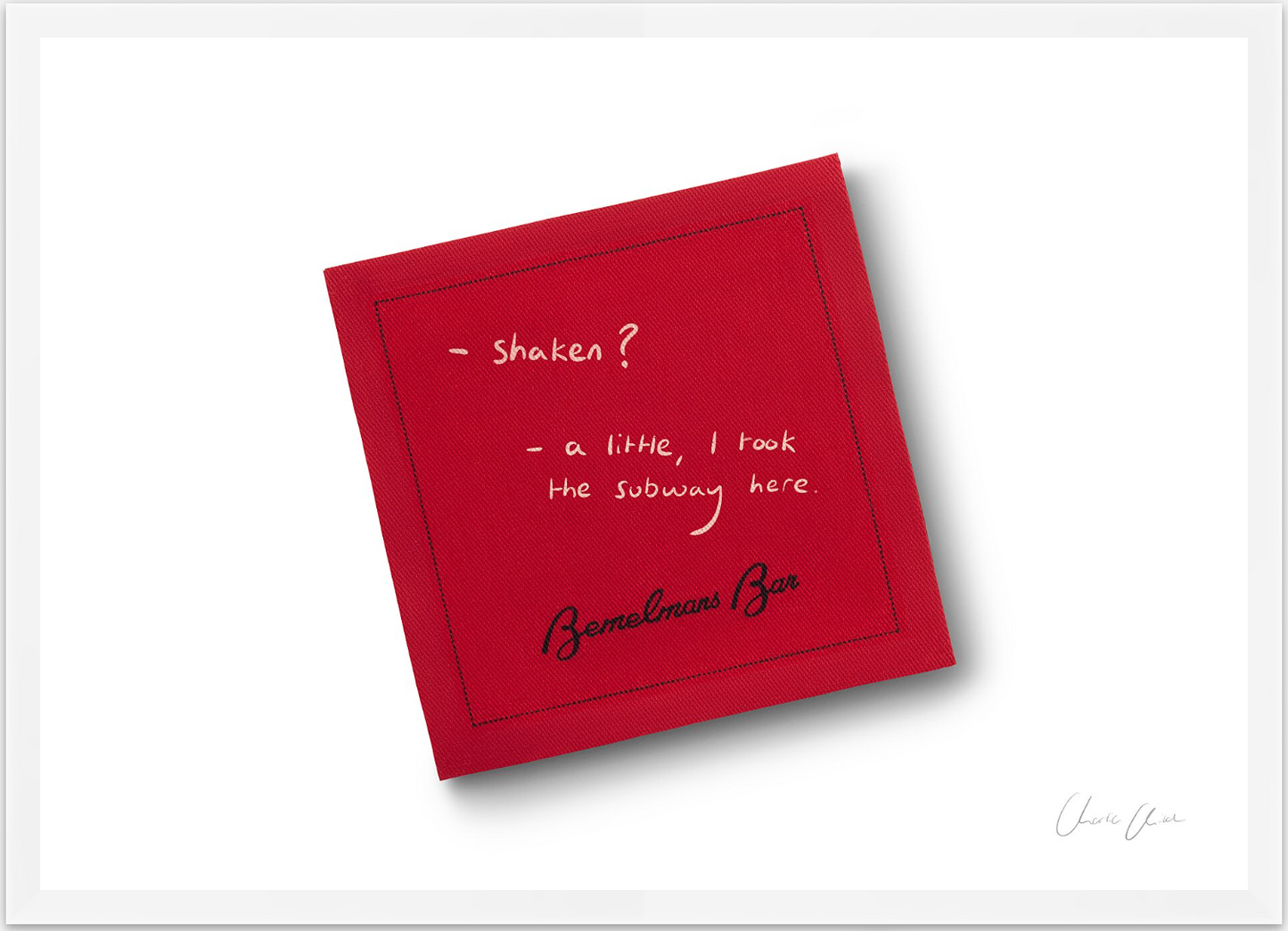 Napkin at Bemelmans i