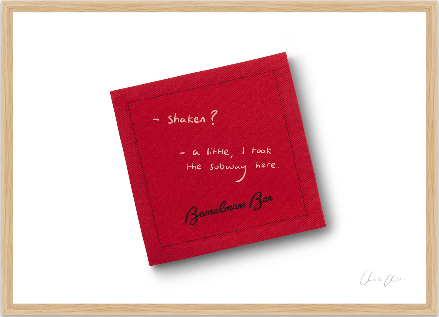 Napkin at Bemelmans i