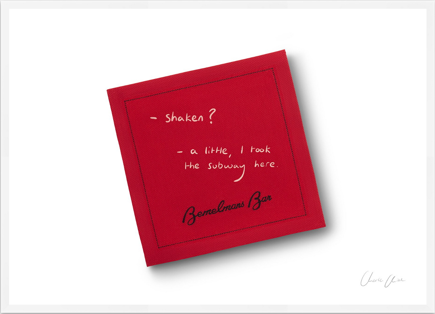 Napkin at Bemelmans i