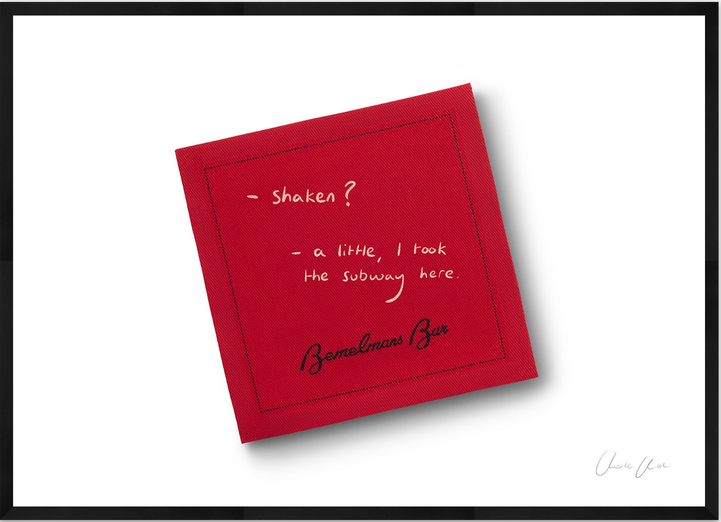 Napkin at Bemelmans i