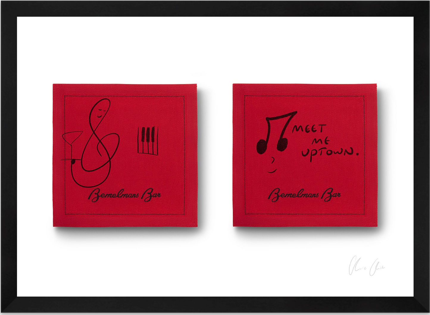 Napkin at Bemelmans ii