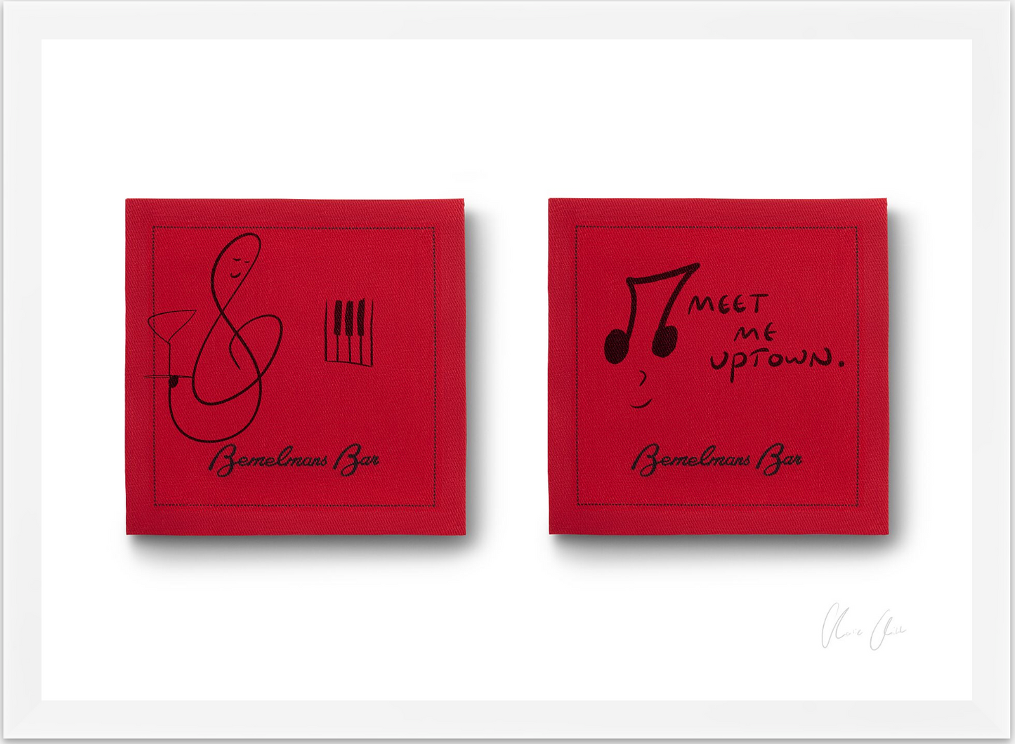 Napkin at Bemelmans ii