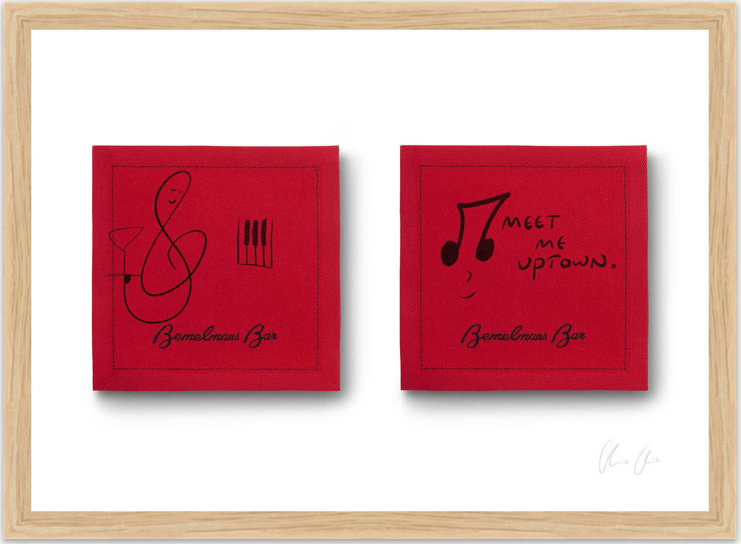 Napkin at Bemelmans ii