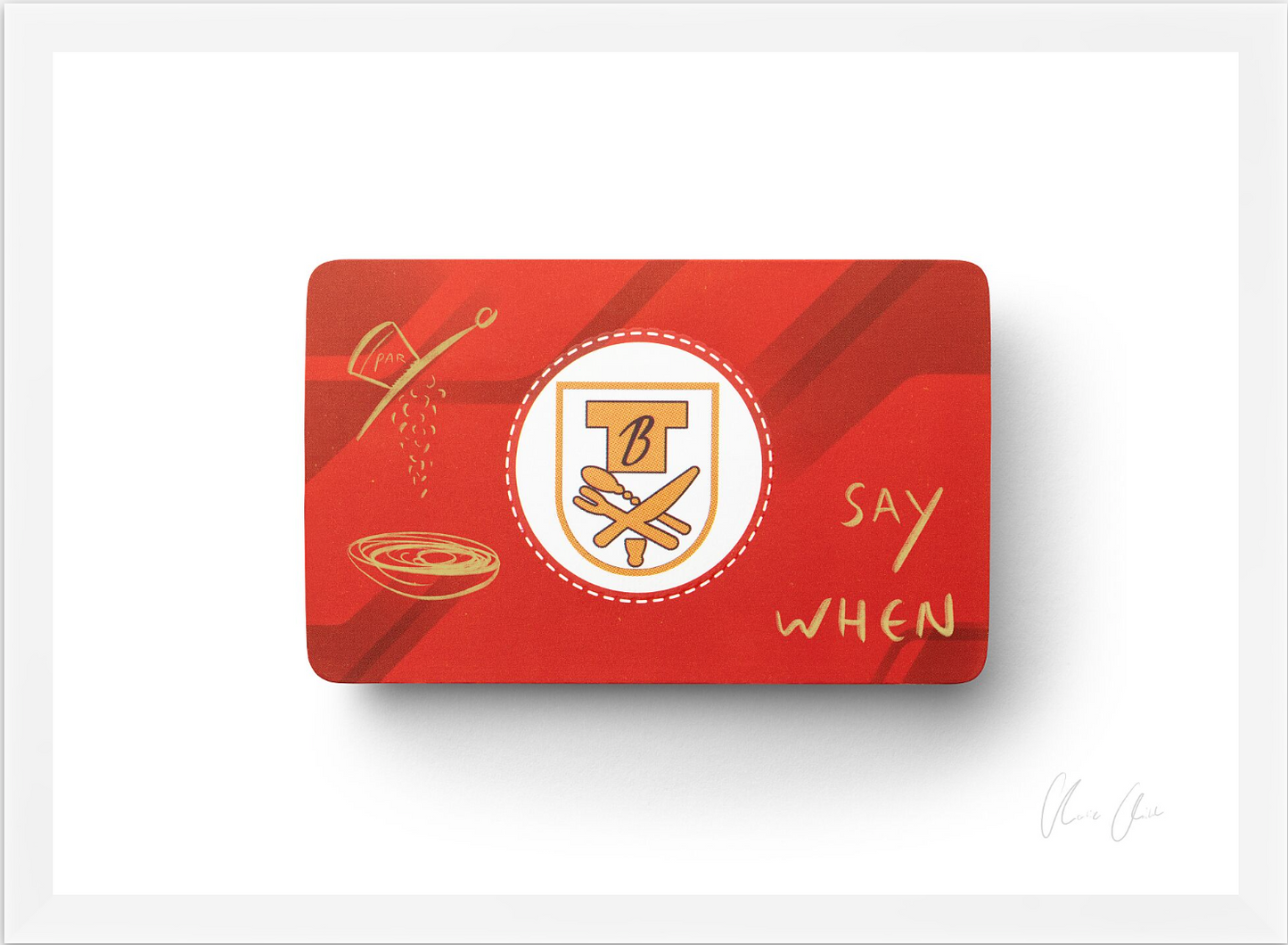 Card at Emilio's Ballato