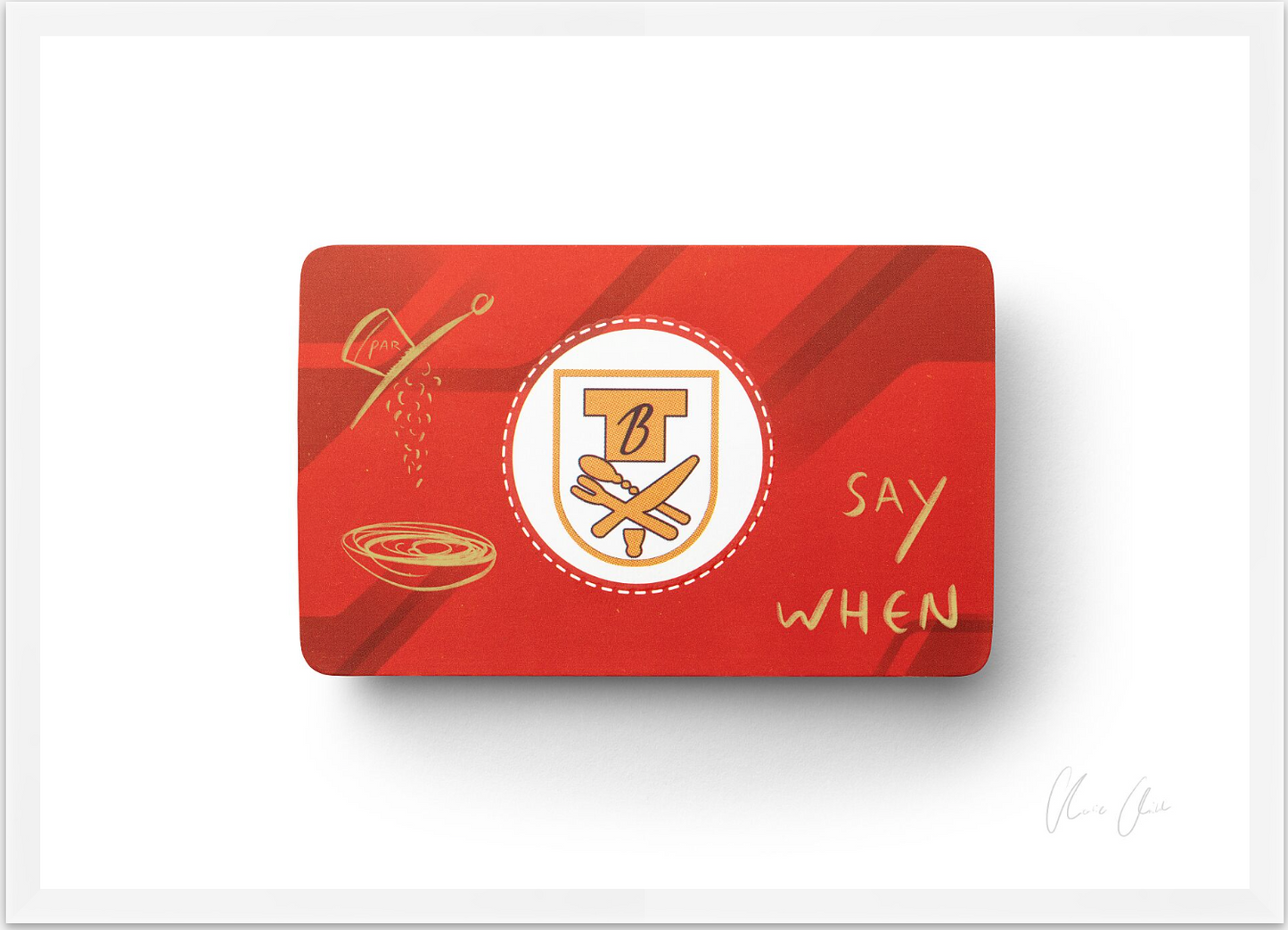 Card at Emilio's Ballato