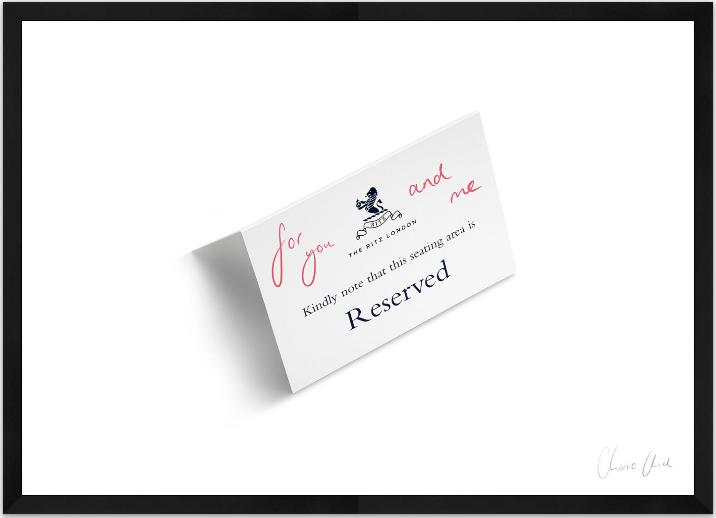 Card at The Ritz iii