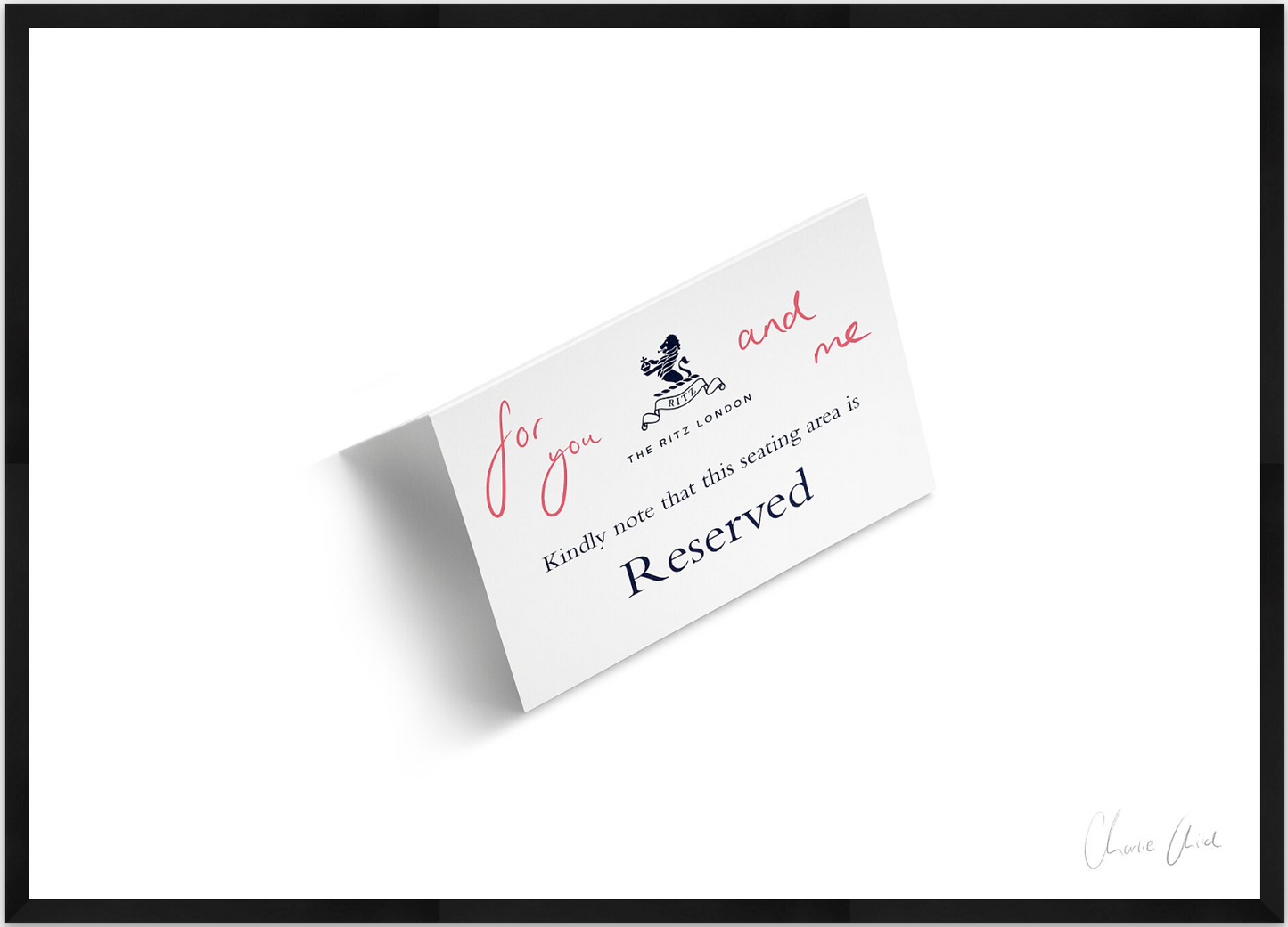 Card at The Ritz iii