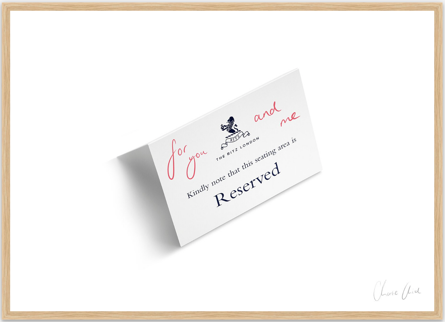 Card at The Ritz iii