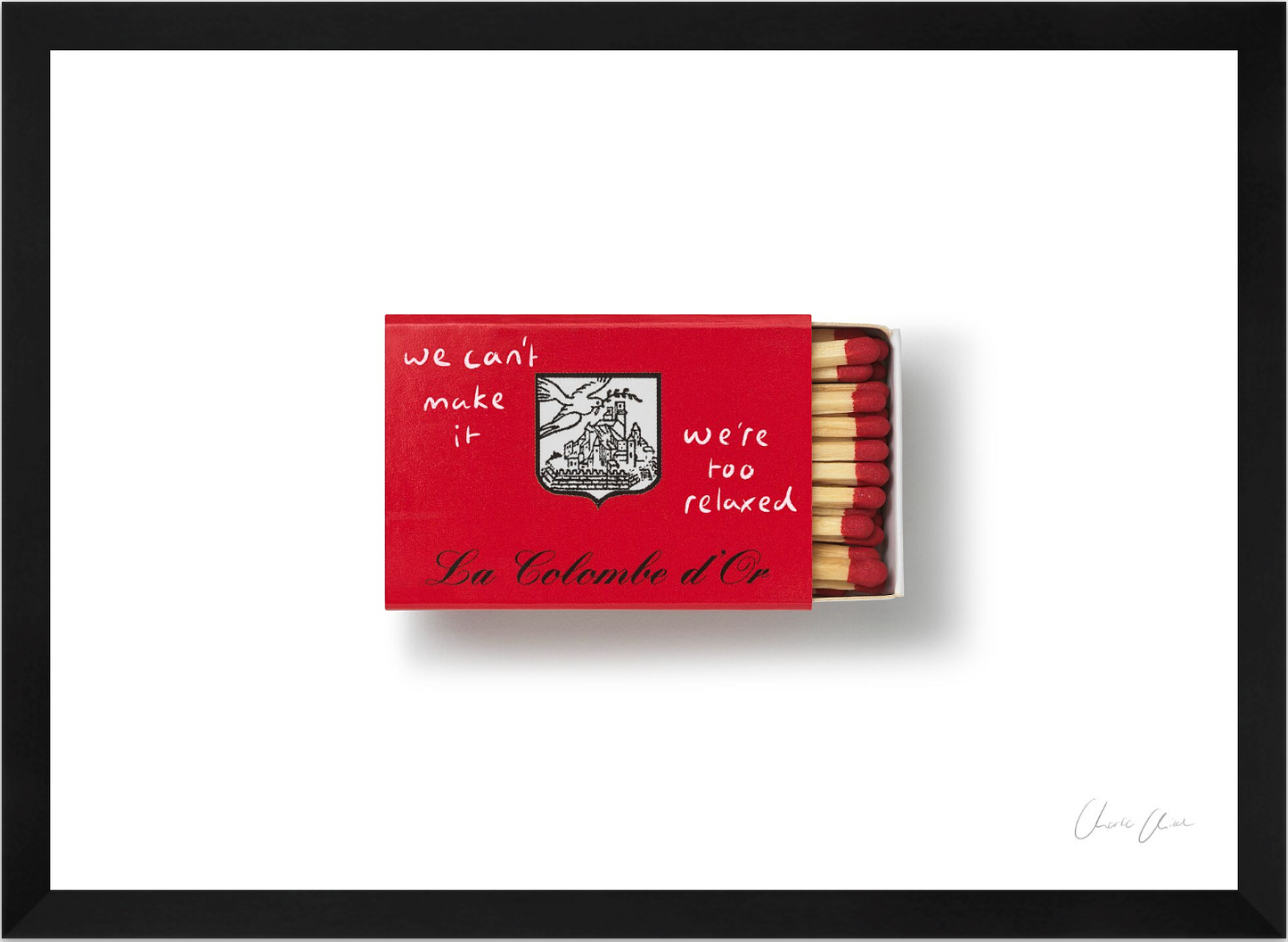 Matchbox at La Colombe d'Or