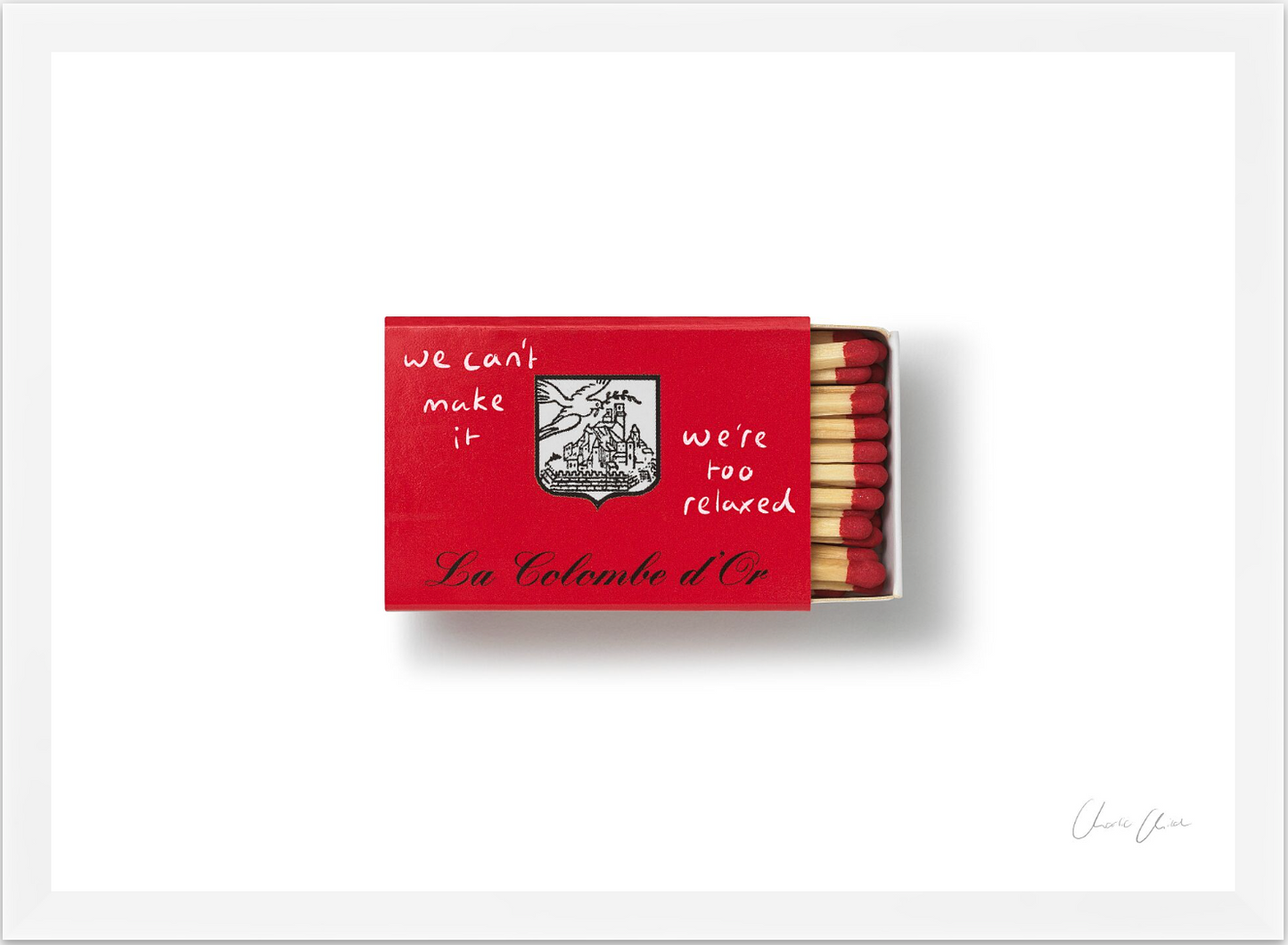 Matchbox at La Colombe d'Or