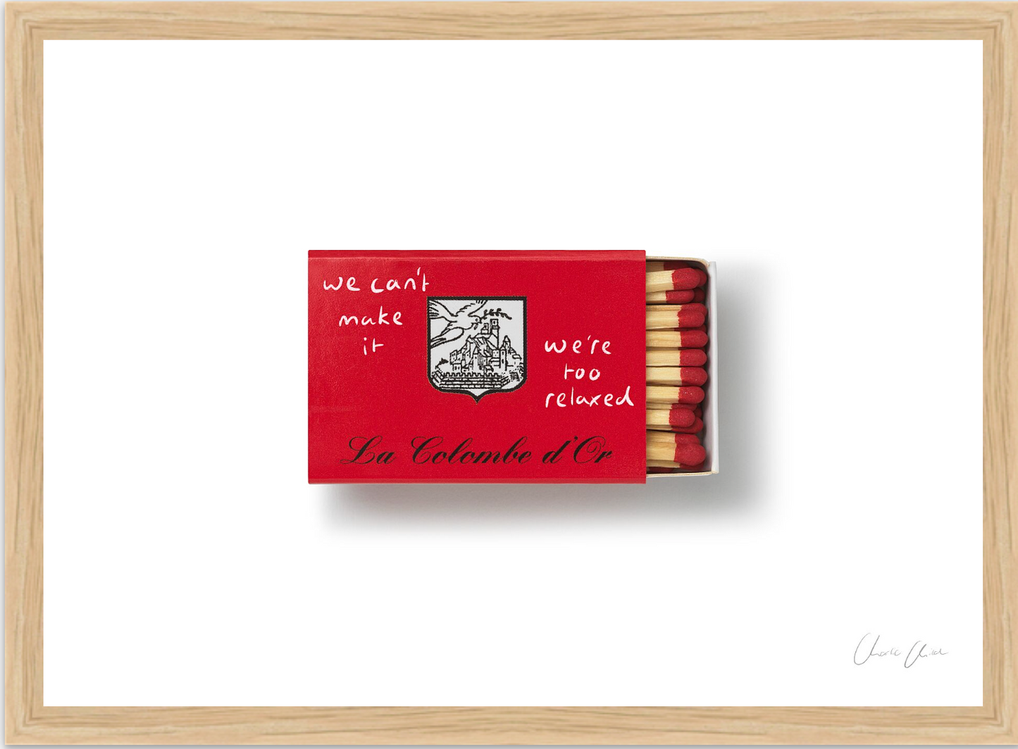 Matchbox at La Colombe d'Or
