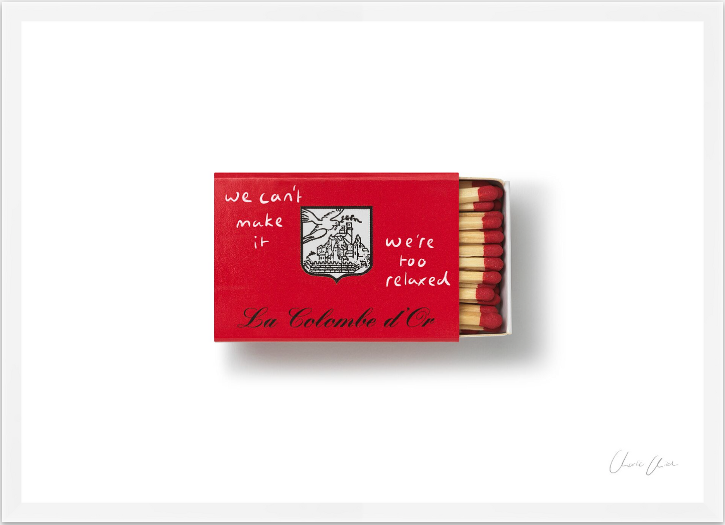 Matchbox at La Colombe d'Or