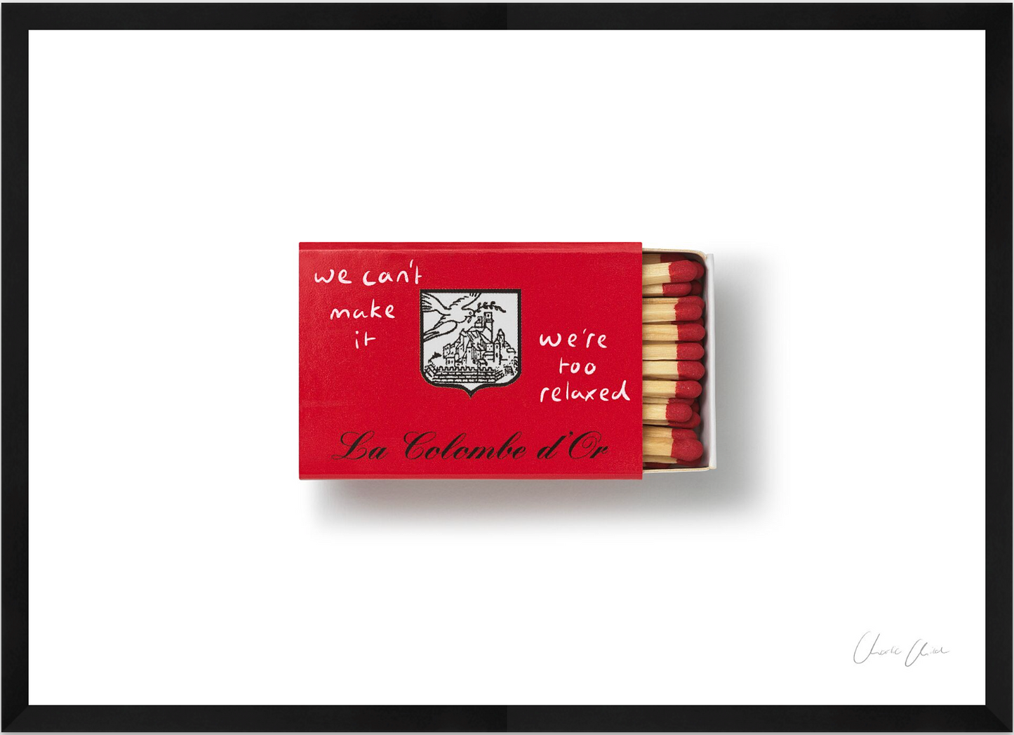 Matchbox at La Colombe d'Or