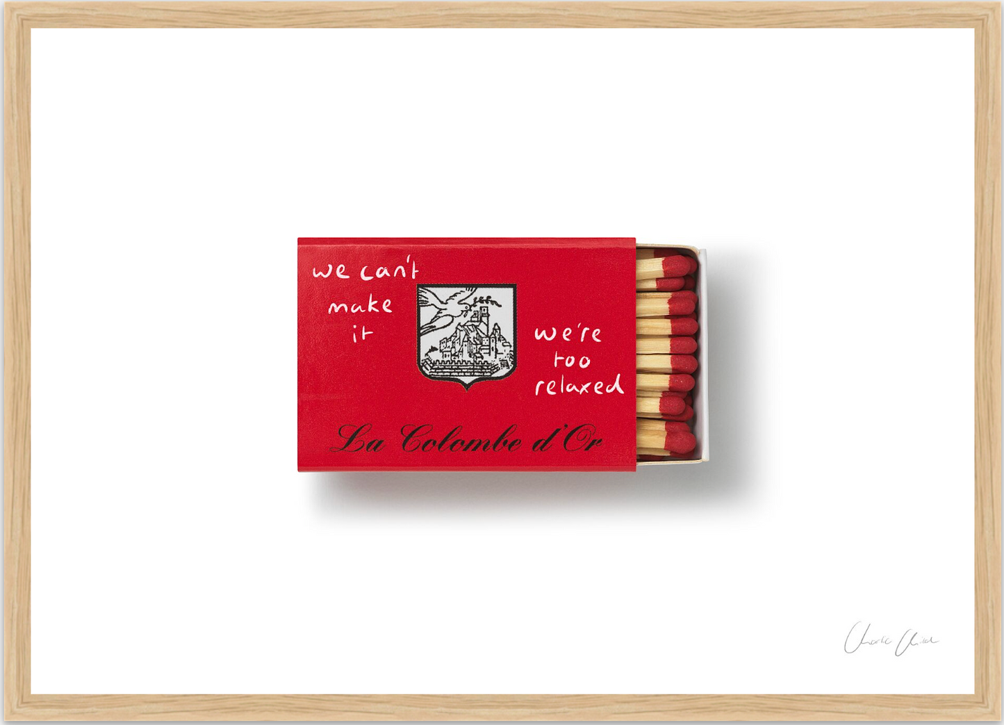 Matchbox at La Colombe d'Or