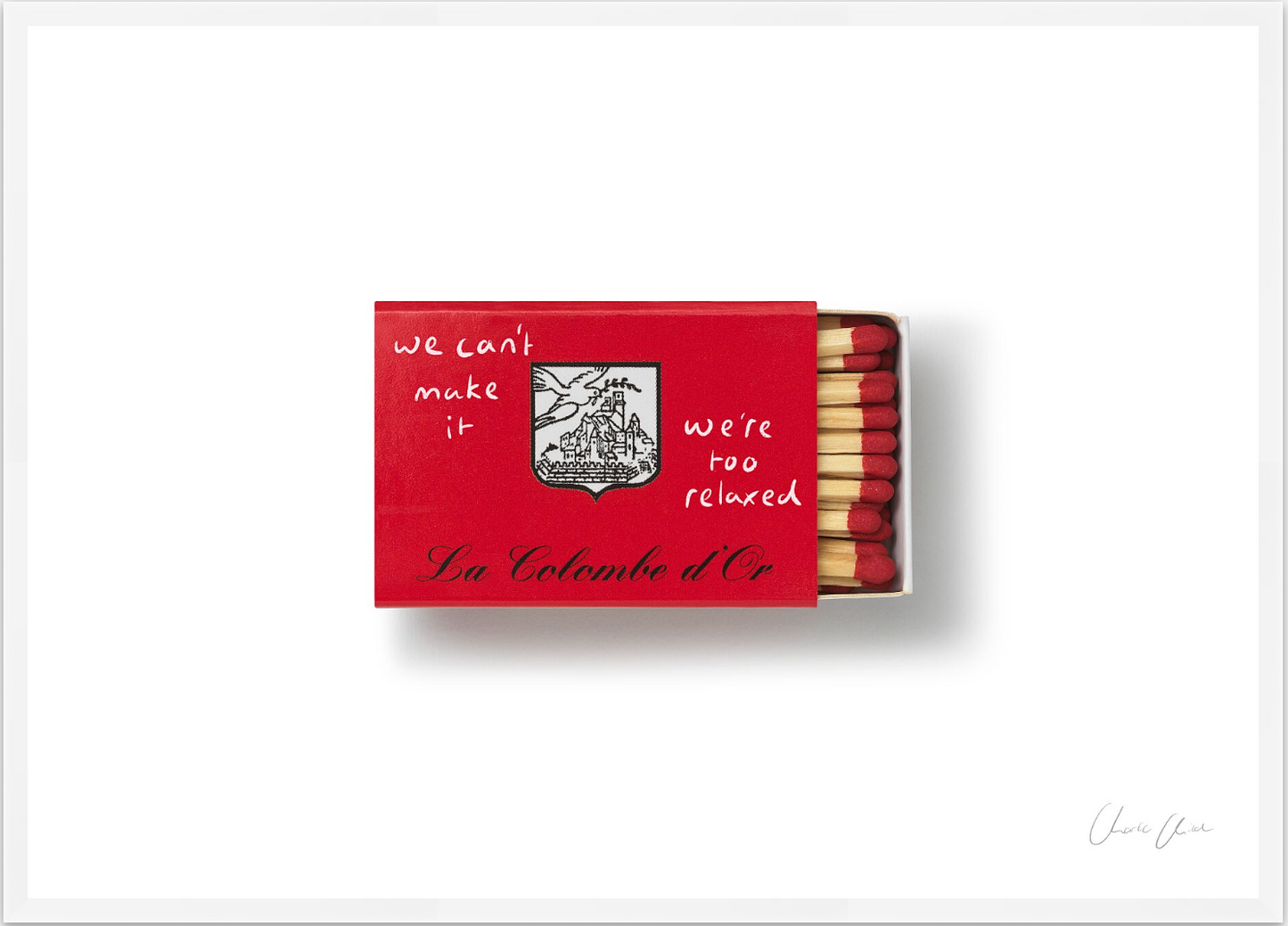 Matchbox at La Colombe d'Or