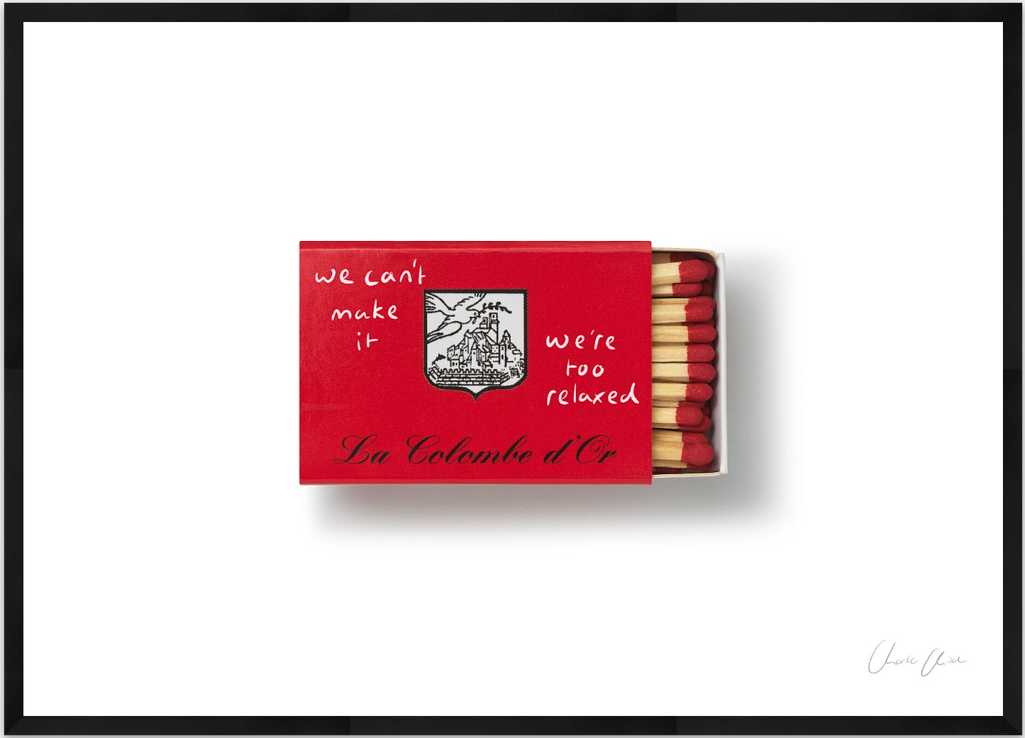 Matchbox at La Colombe d'Or